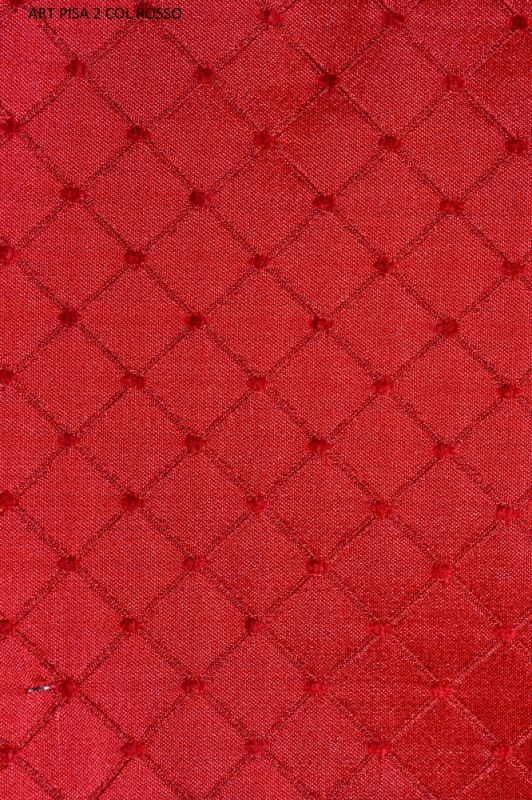 Tessuto Tessil Center  ART Pisa rosso