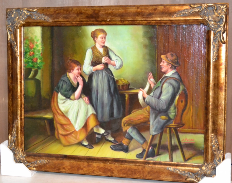 Quadro dipinto olio su tela ART QUA 28