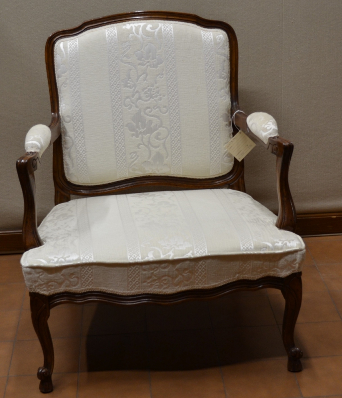 Poltrona in stile 700  in legno di acero massello ART POL 61