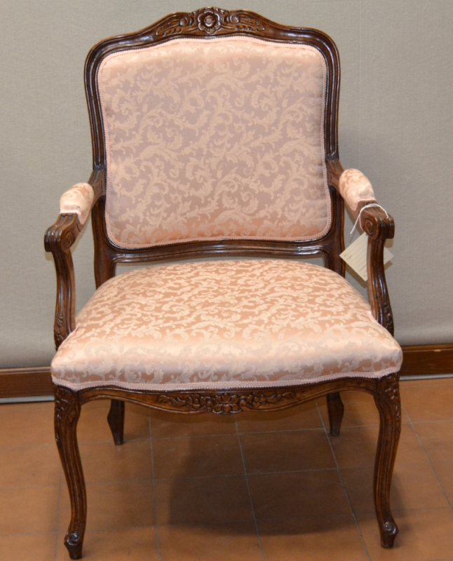 Poltrona in stile 700 in legno di acero massello ART POL 62