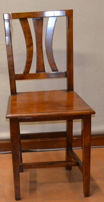 Chair model "Osteria" in solid maple wood ART SED 02