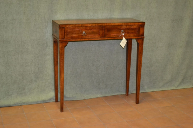 Console da ingresso con 2 cassetti con gambe in stile art. CON 01