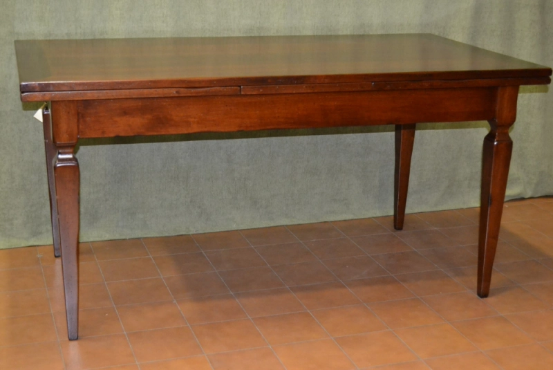 Tavolo allungabile rettangolare stile, gambe in stile "LUIGI XVI" ART TAV RET 02