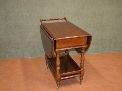 Dining room cart, with tray, drawer and two extensions - foto 3