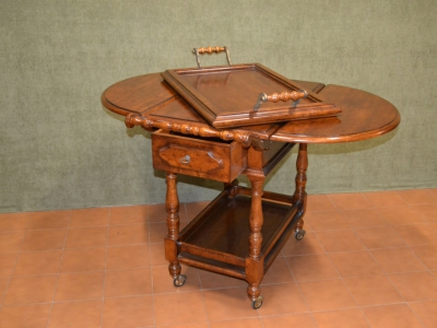 Dining room cart, with tray, drawer and two extensions - foto 1