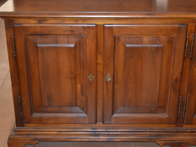 Solid walnut sideboard 4 doors with diamond panels ART CRED 4P - 20 - foto 1