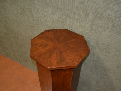 Smooth octagonal column in walnut wood with 1 door ART COL 03 - foto 2
