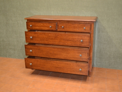 Como' realizzato in legno di noce massello e lastronatocon  filetto bois de rose ART COM 43 - foto 1