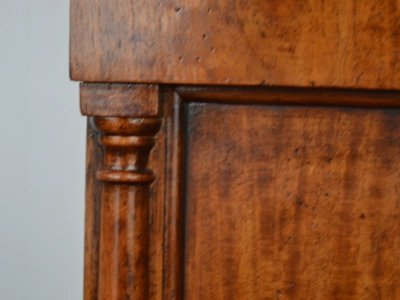 mobile da entrata -Credenzina in legno di noce con intarsi e filetti con 1 anta e 1 cassetto con gambe in stile "Impero" art. INGR 59 - foto 5