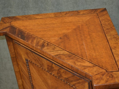 Angoliera - Corner cabinet in veneered walnut wood with inlay ART ANG 49 - foto 3