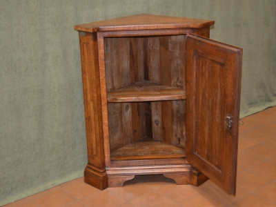 Angoliera - Corner cabinet in veneered walnut wood with inlay ART ANG 49 - foto 4