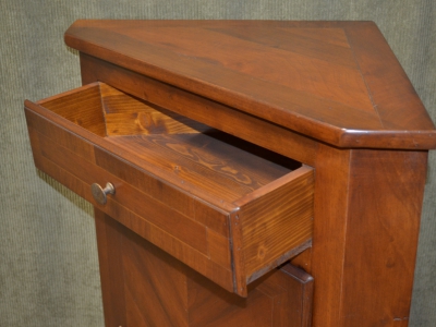 Corner - corner cabinet with legs Louis XVI in walnut wood ART ANG 50 - foto 1