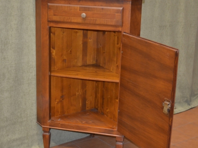 Corner - corner cabinet with legs Louis XVI in walnut wood ART ANG 50 - foto 3