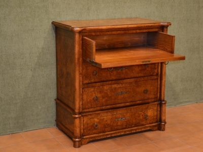 TV stand with flap door made of briarwood - foto 1