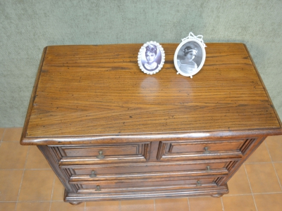 Piccolo com&ograve;-mobile per ingresso in legno di rovere art. INGR 70 - foto 3