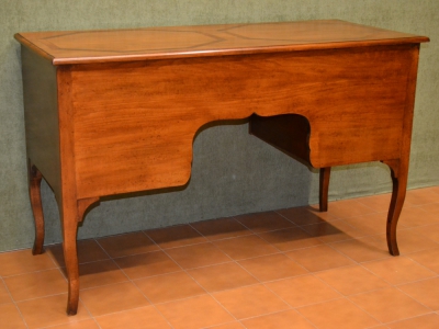 Scrivania- scrittoio in legno di noce massello  con 3 tavolette estraibili e 7 cassetti  con gambe a sciabola ART SCR 29 - foto 2