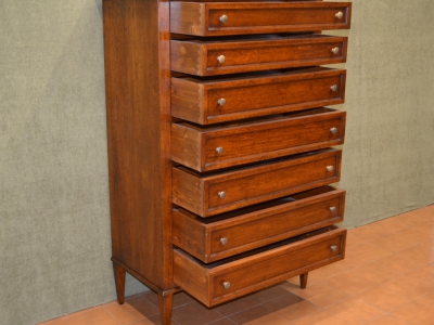 Settimanale in legno massello con gambe in stile art SET 12 - foto 1