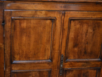 Credenza in legno di noce massello 4 ante  divise in 2 pannelli  ART CRED 4P-22 - foto 1