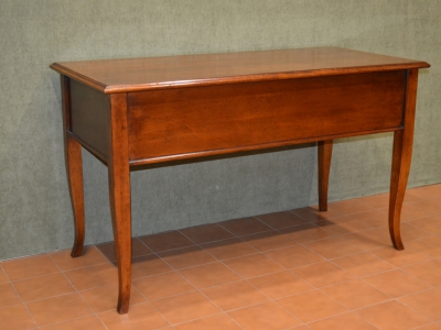 Scrivania- scrittoio con gambe a sciabola  e 5 cassetti in legno di  Tiglio ART  SCR 31 - foto 2