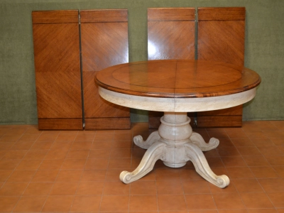 Tavolo rotondo allungabile con gambone centrale ART TAV ROT 12 - foto 2