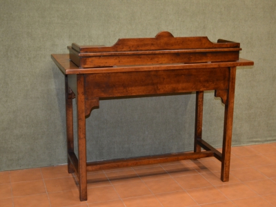 Desk-desk with backsplash in solid maple wood ART SCR 16 - foto 2