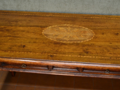 Scrivania - scrittoio con gambe in stile Luigi XVI in legno di tiglio massello ART SCR 50 - foto 3