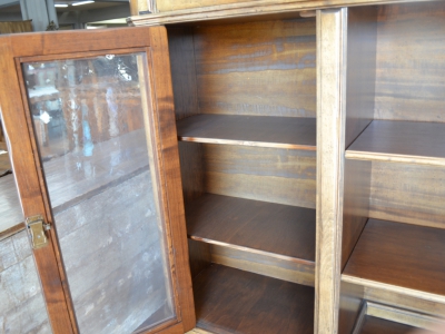 Libreria porta tv in legno di acero con fianchi tondi ART  LIB 33 - foto 2