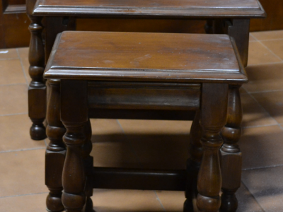 Set of three turned coffee table - foto 1