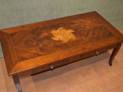 Veneered inlaid coffee table - foto 1