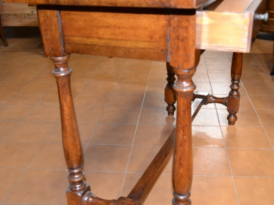 Consolle 2 cassetti gambe tornite in legno di acero massello  ART CON 25 - foto 1
