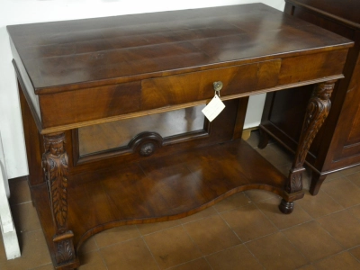 Consolle e specchiera in  legno antico ART CON 33 - foto 1