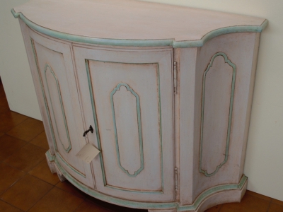 Entrance cabinet -Sideboard 2 doors with front and sides shaped hand lacquered ART INGR 64 - foto 1