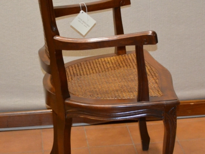 Poltrona modello "Parigina " in legno di acero massello con paglia di vienna ART POL 26 - foto 1