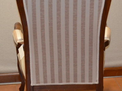 Poltrona modello "Voltaire" in legno di acero massello con gambe a sciabola ART POL 44 - foto 2
