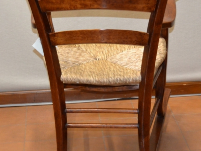 Poltrona modello "Dondolo rustico" in legno massello   ART POL 56 - foto 2