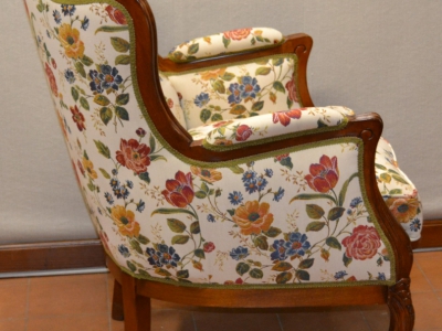 Poltrona modello " Bergere" curva in legno di acero massello  ART POL 02 - foto 1