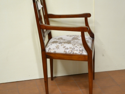 Armchair model "Asolana" perforated in walnut wood ART POL 64 - foto 1