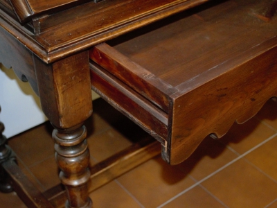 Bureau made in solid oak with drawer. ART BUR 25 - foto 3