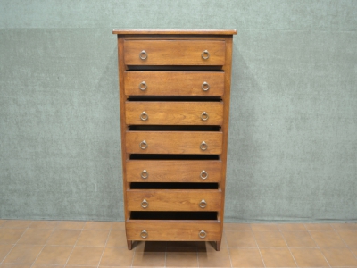 Settimanale in legno di noce massello con gambe in stile ART. SET 13 - foto 1