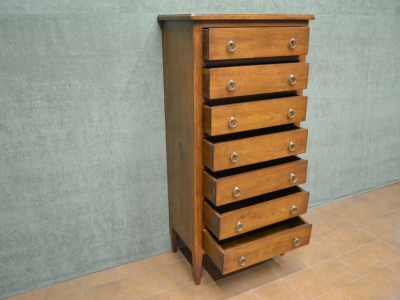 Settimanale in legno di noce massello con gambe in stile ART. SET 13 - foto 2