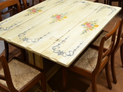 Rectangular folding table in hand lacquered maple wood ART TAV RET29 - foto 1