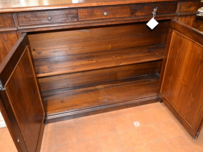Credenza in stile Toscano  in legno di noce massello con 2 ante e 3 cassetti ART CRED 2P-15 - foto 1