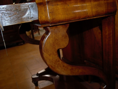 Console in solid walnut wood with shaped legs under ART CON 39 - foto 2