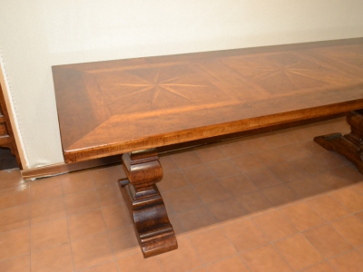 Tavolo rettangolare da pranzo in stile "Fratino" art. TAV RET 28 - foto 5