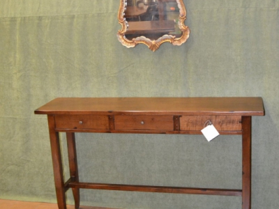 Consolle per entrata in legno di acero massello a 3 cassetti con gambe  a sciabola ART CON 07 - foto 1