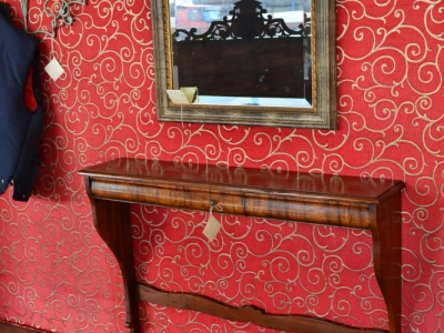Hanging console in antique solid walnut wood ART CON 23 - foto 1