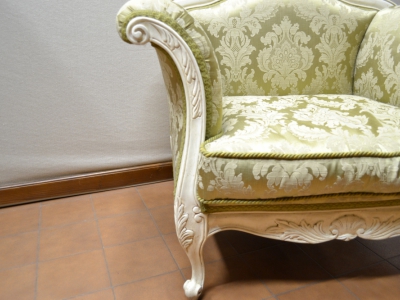 Poltrona modello "Pisa" in stile 700 in legno di acero massello laccata a mano ART POL 04 - foto 4