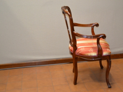 Poltrona stile 700 in legno di acero massello  ART POL 07 - foto 1