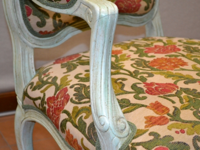 Poltrona in  stile 700  in legno di acero massello ART POL 51 - foto 3