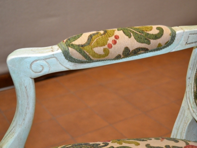 Poltrona in  stile 700  in legno di acero massello ART POL 51 - foto 5